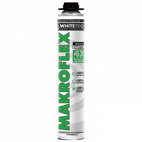 Пена Профессиональная <<Makroflex White Teq>> Белая Технология 1903607